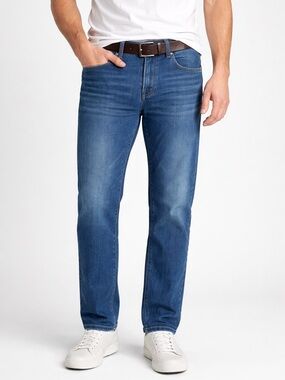 Lucky Brand Men's 34x32 (34x30 actual) 363 Vintage Straight Denim Jeans Western